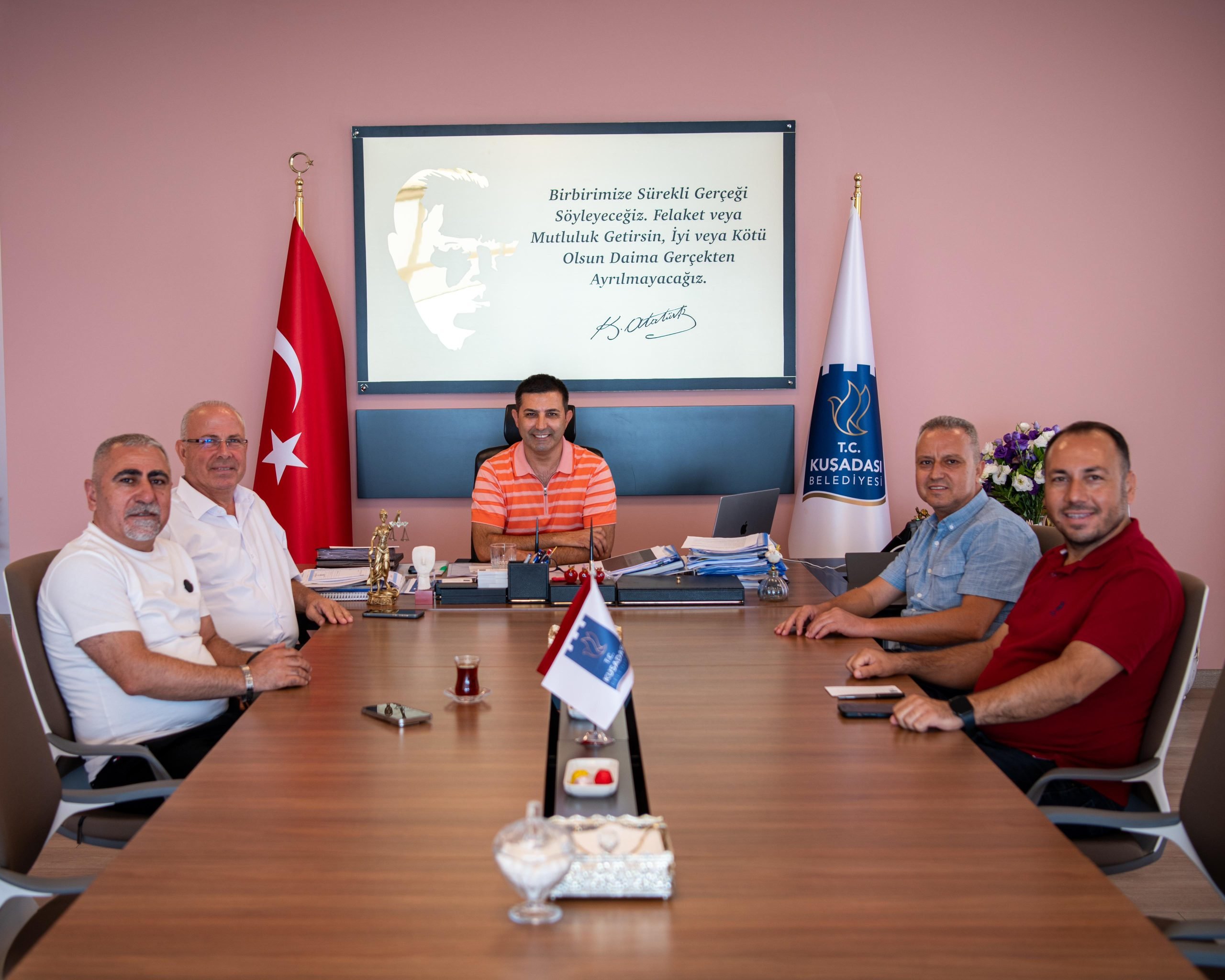 Bel-İş Sendikasından Başkan Ömer Günel’e destek ziyareti