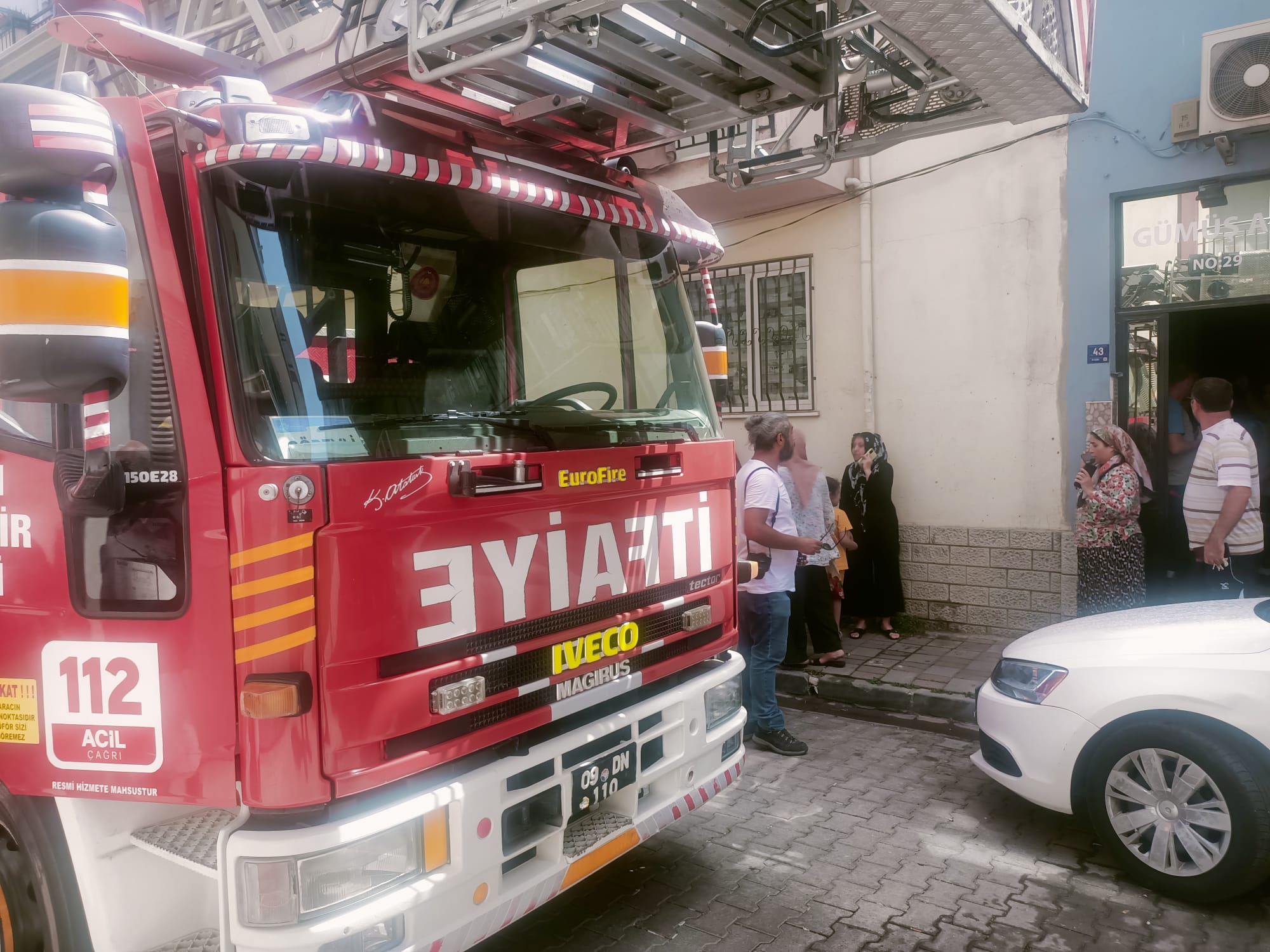 Aydın’da kombi yangını