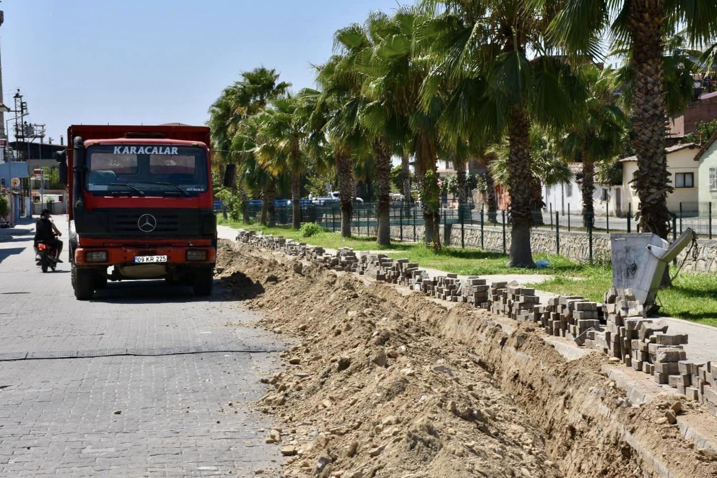 Germencik’te doğalgaz çalışmaları
