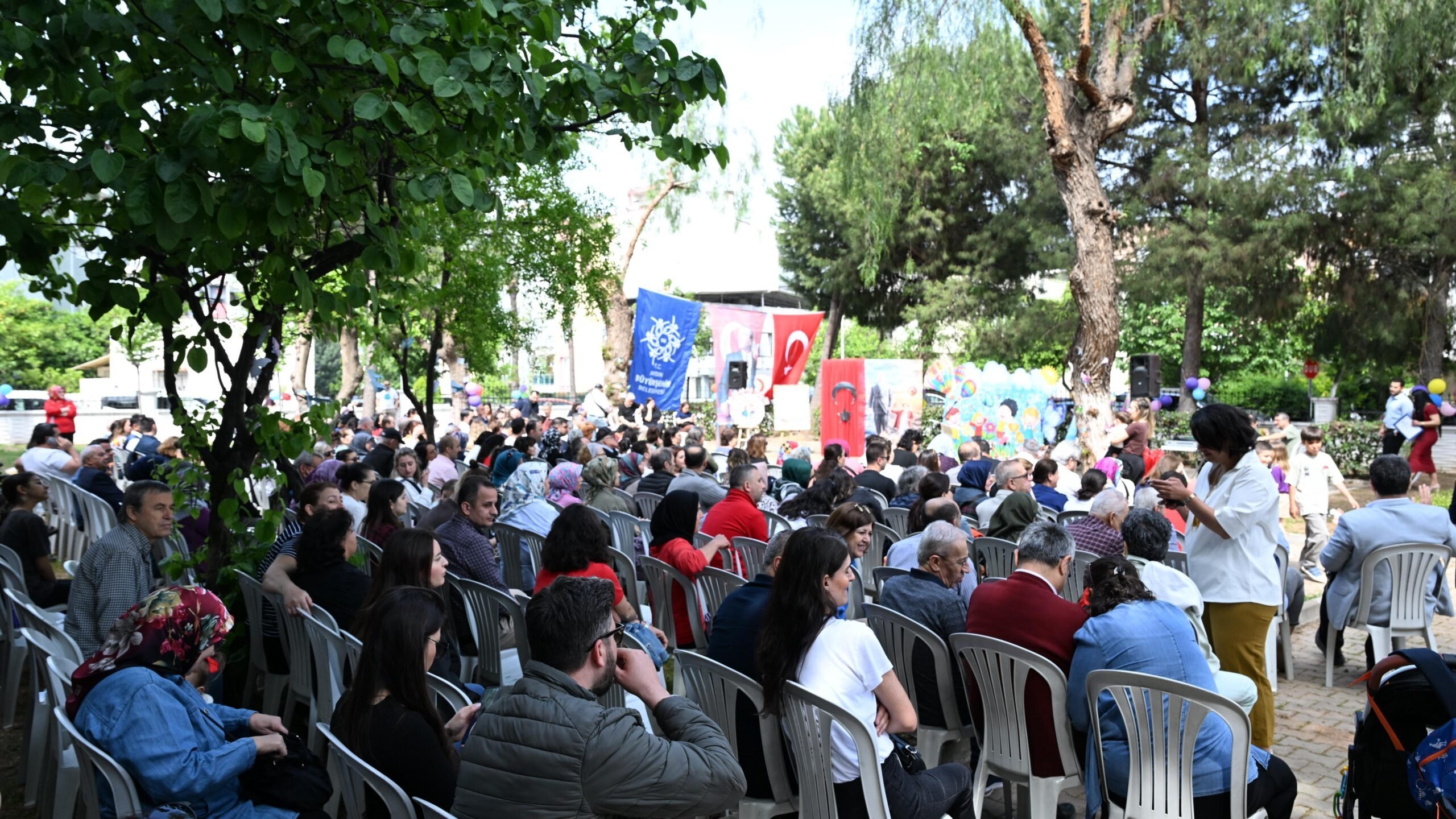 Aydın Büyükşehir Belediyesi’nin çocuk gelişim merkezinde 23 Nisan ulusal egemenlik ve çocuk bayramı coşkuyla kutlandı