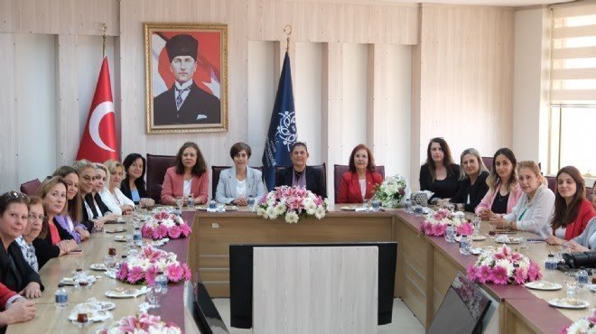 CHP Kadın Kolları’ndan Başkan Çerçioğlu’na nezaket ziyareti