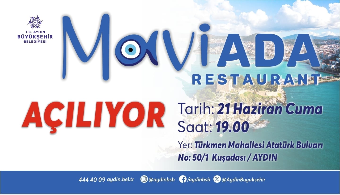 Mavi Ada restaurant kapılarını açıyor