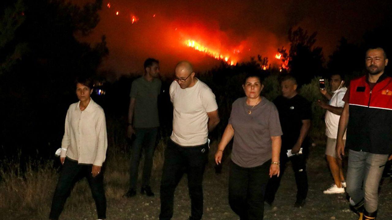 Başkan Çerçioğlu yangın bölgesinde