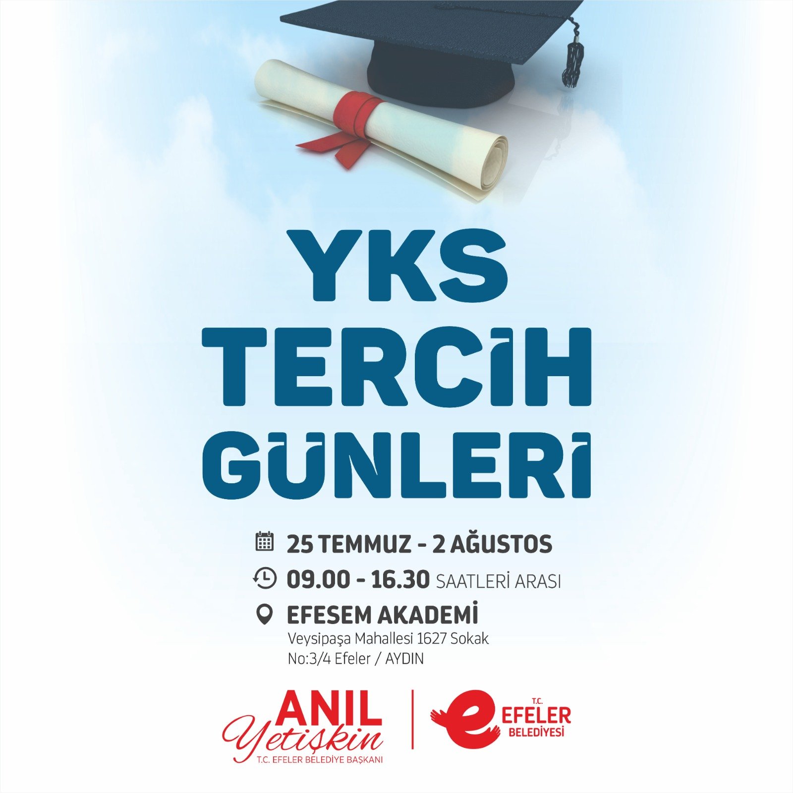 Efesem üniversite yolunda öğrencilere rehber oluyor