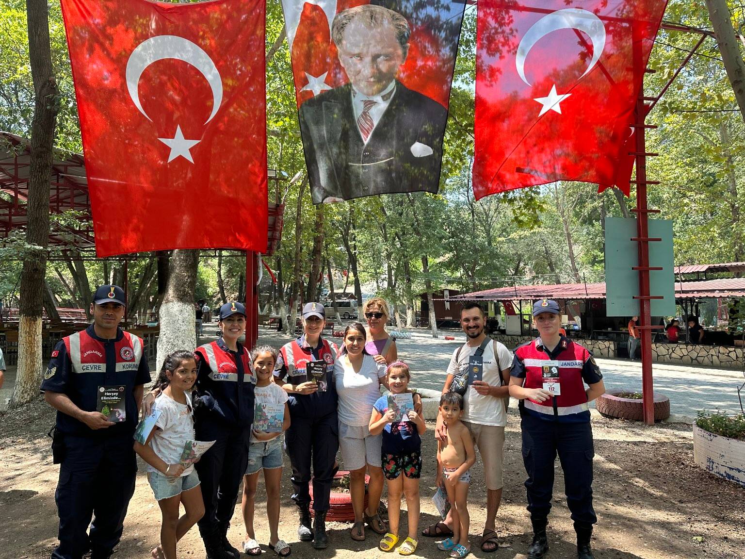 Jandarmadan yangınlarına karşı farkındalık çalışması
