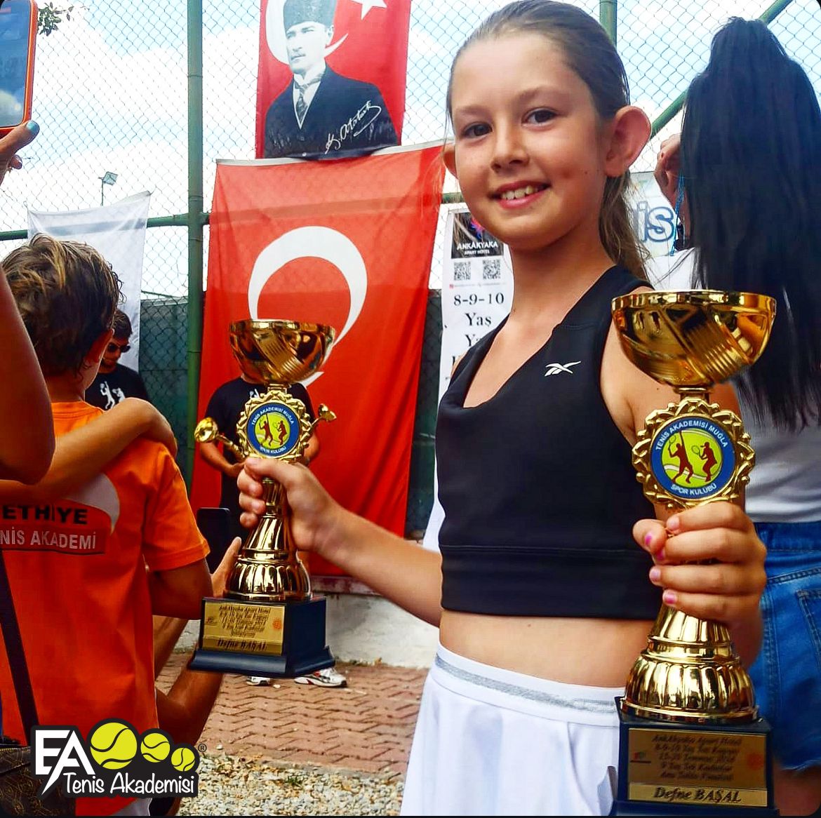 EA Tenisli Defne Başal’dan Muğla’da çifte başarı