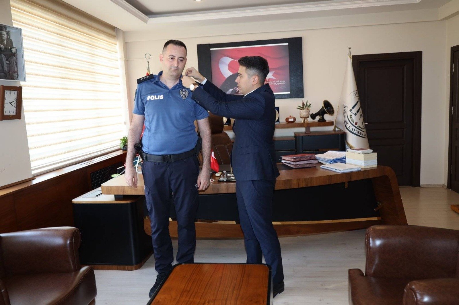 Komiser Mustafa Kulaksız Başkomiser rütbesine yükseldi