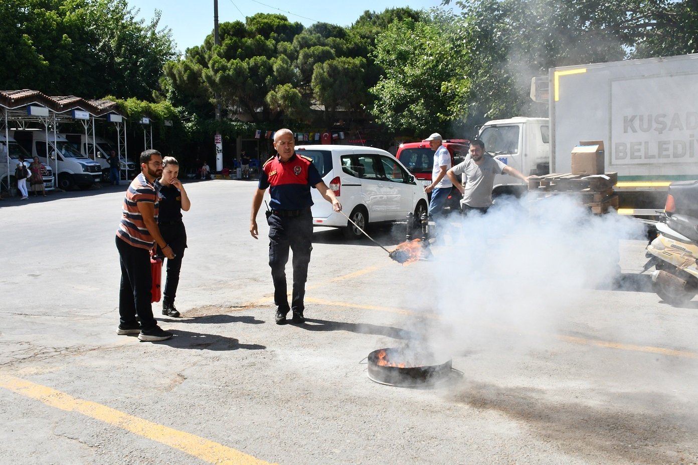 ARYA A.Ş Personeline yangın söndürme eğitimi