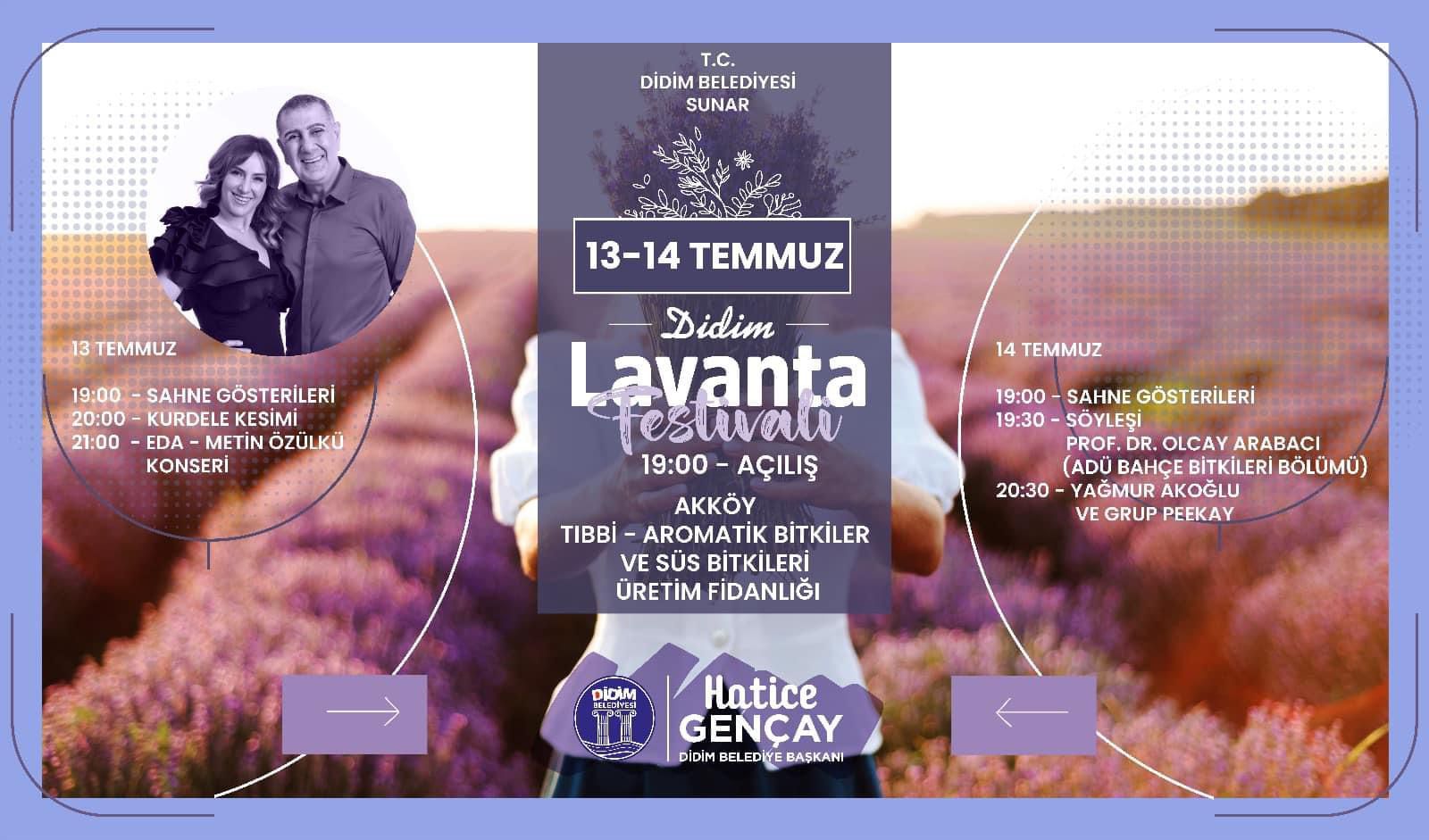 Didim Lavanta festivaline sayılı günler kaldı