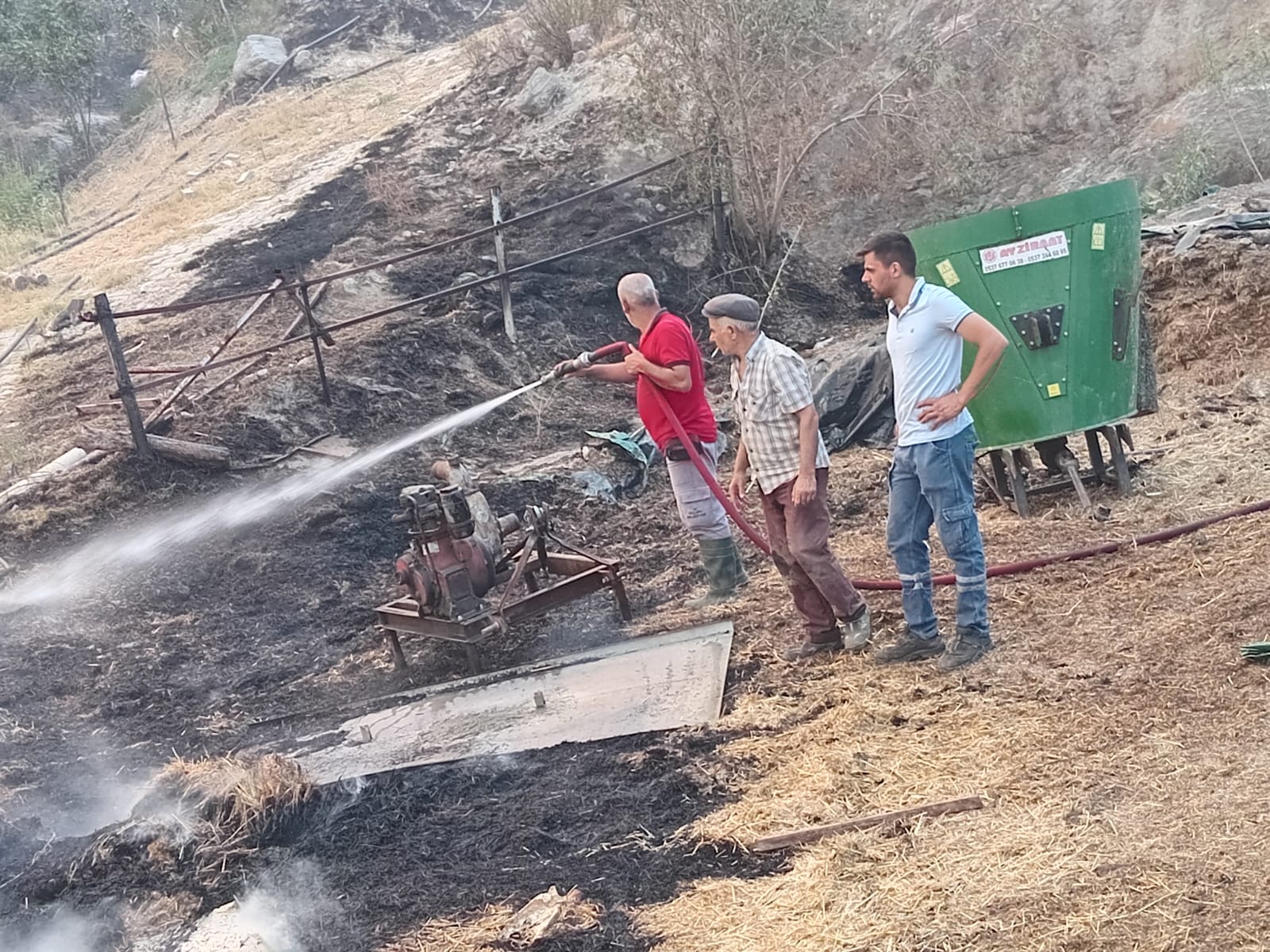 Koçarlı Belediyesi’nden orman yangınına destek
