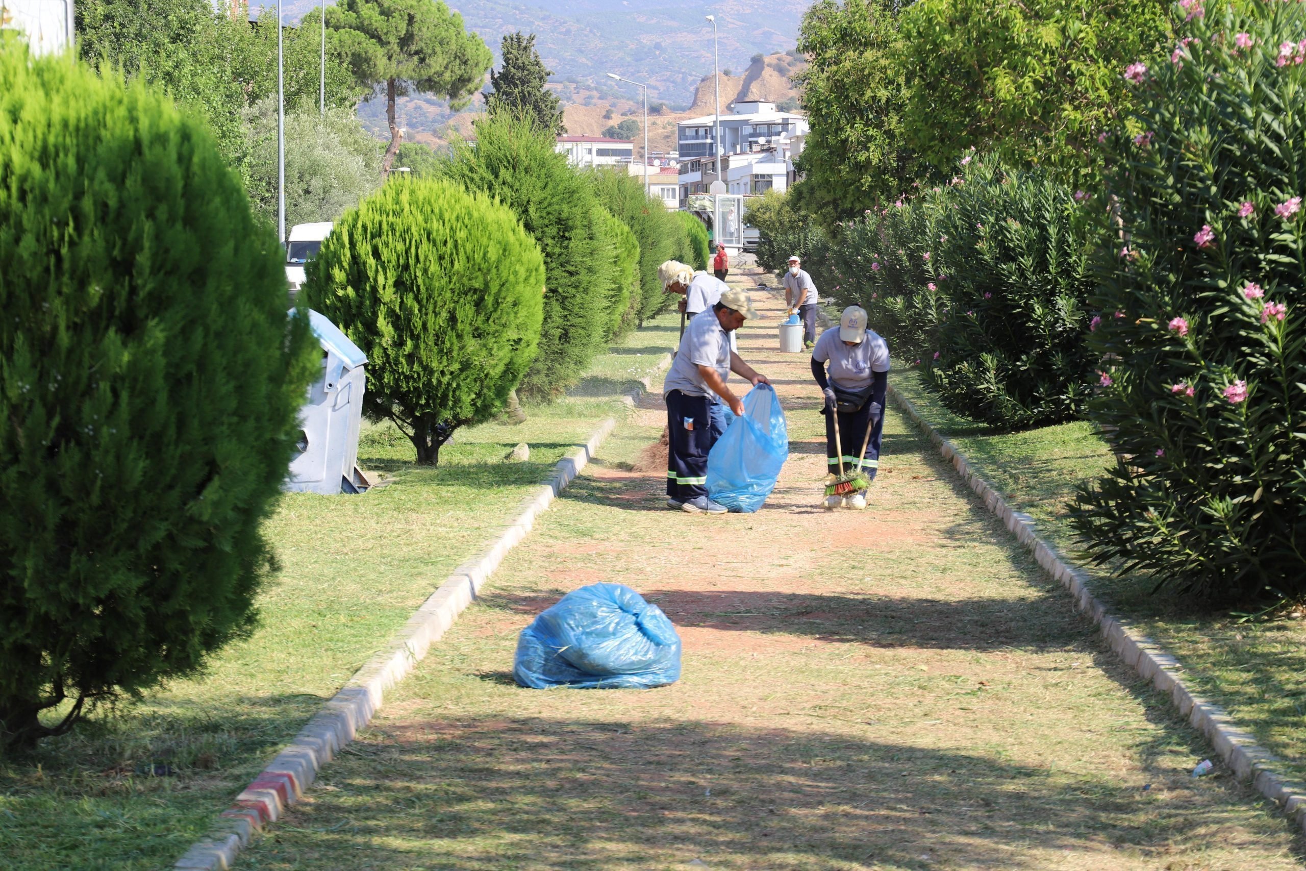 Yürüyüş yolları pırıl pırıl oldu