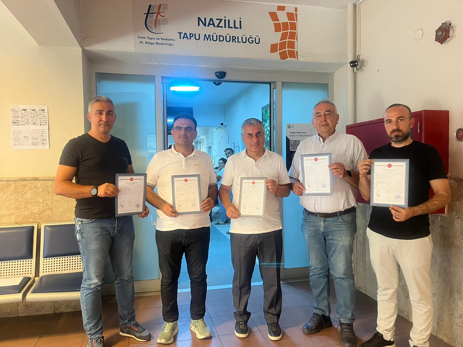 Nazilli Ticaret Borsası tapularına 5 yıl sonra kavuştu