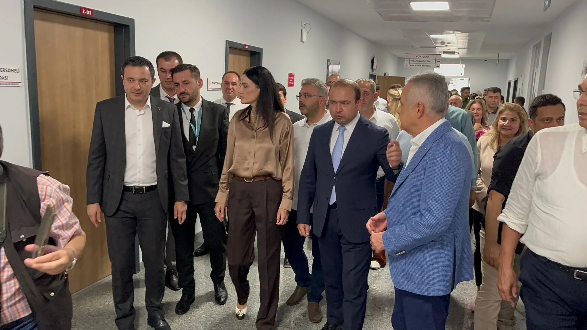 AK Parti heyeti Nazilli’de sağlık kuruluşlarını ziyaret etti