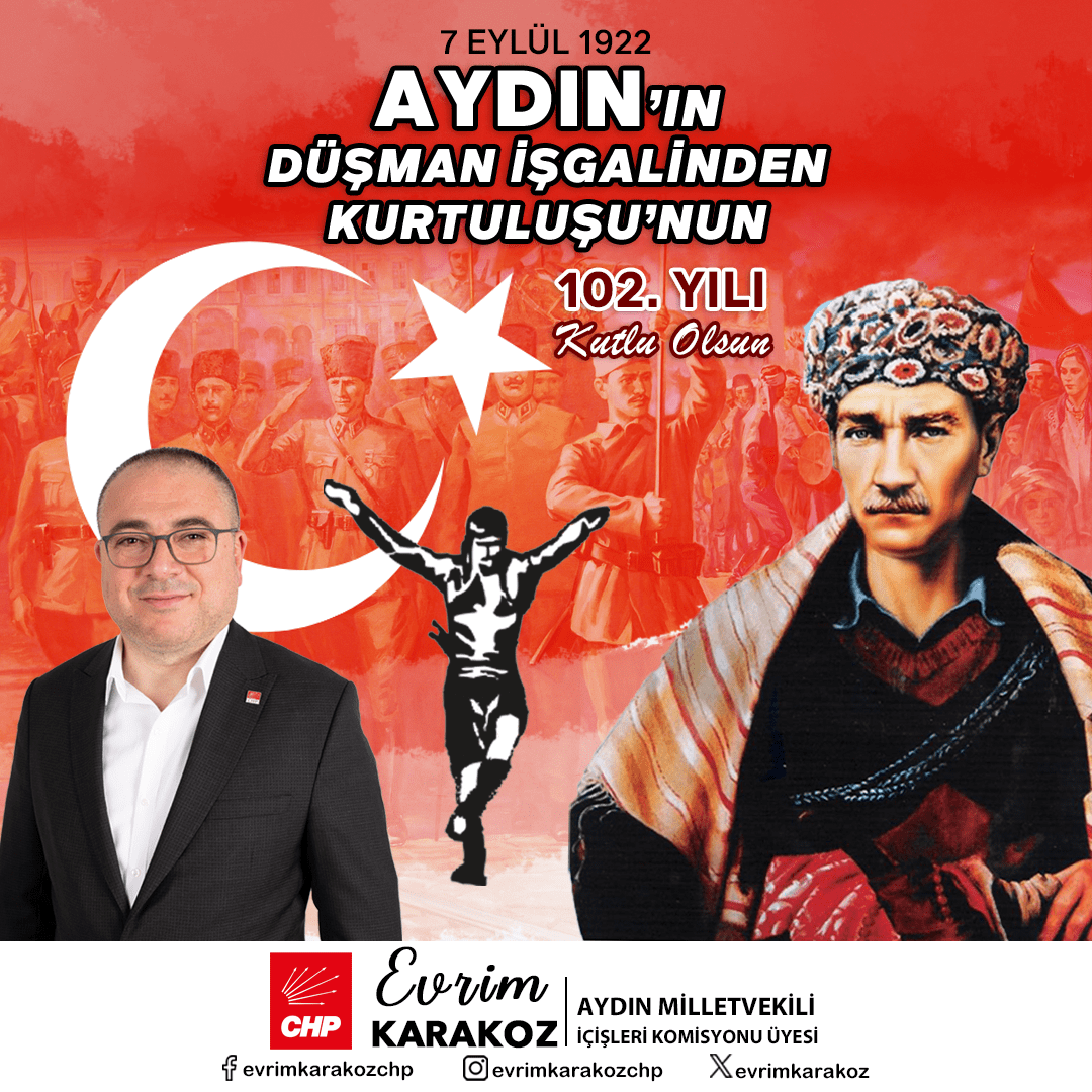 CHP’li Karakoz: “Aydınlılar 7 Eylül Ruhuyla Cumhuriyet’e sahip çıkmaya devam ediyor”