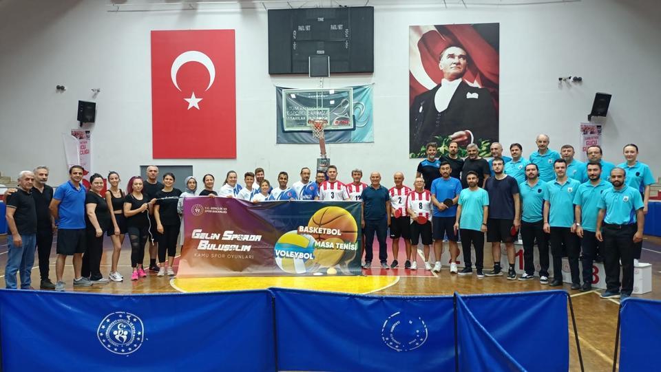 Aydın’da Kamu spor oyunları heyecanı sona erdi