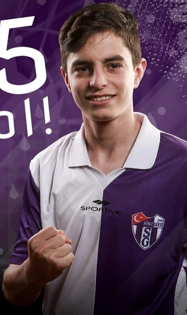 Genç futbolcu kalbine yenik düştü