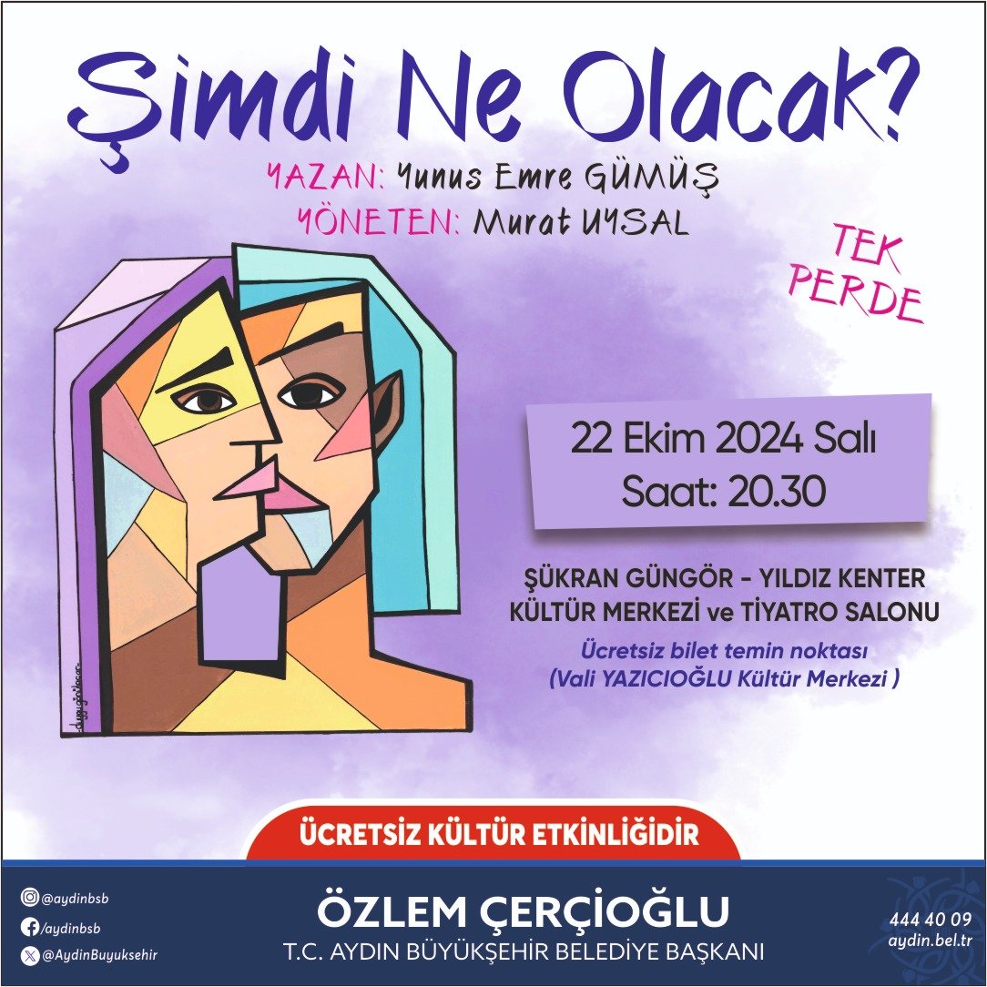 Aydın Büyükşehir Belediyesi kadına karşı şiddete tiyatro ile dikkat çekecek