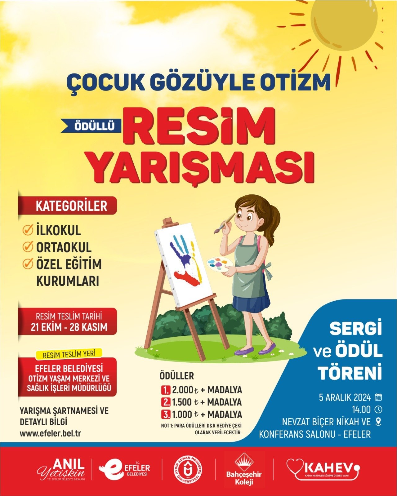 Başkan Yetişkin’den Otizm farkındalığı için anlamlı yarışma
