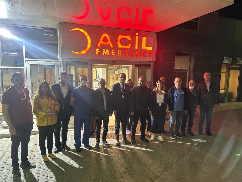 Şenkul Kuyucak Devlet Hastanesine ziyaret etti