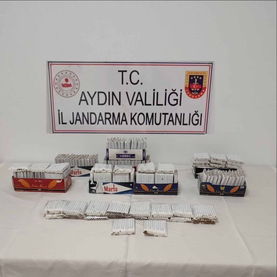 Jandarmadan kaçak sigara operasyonu