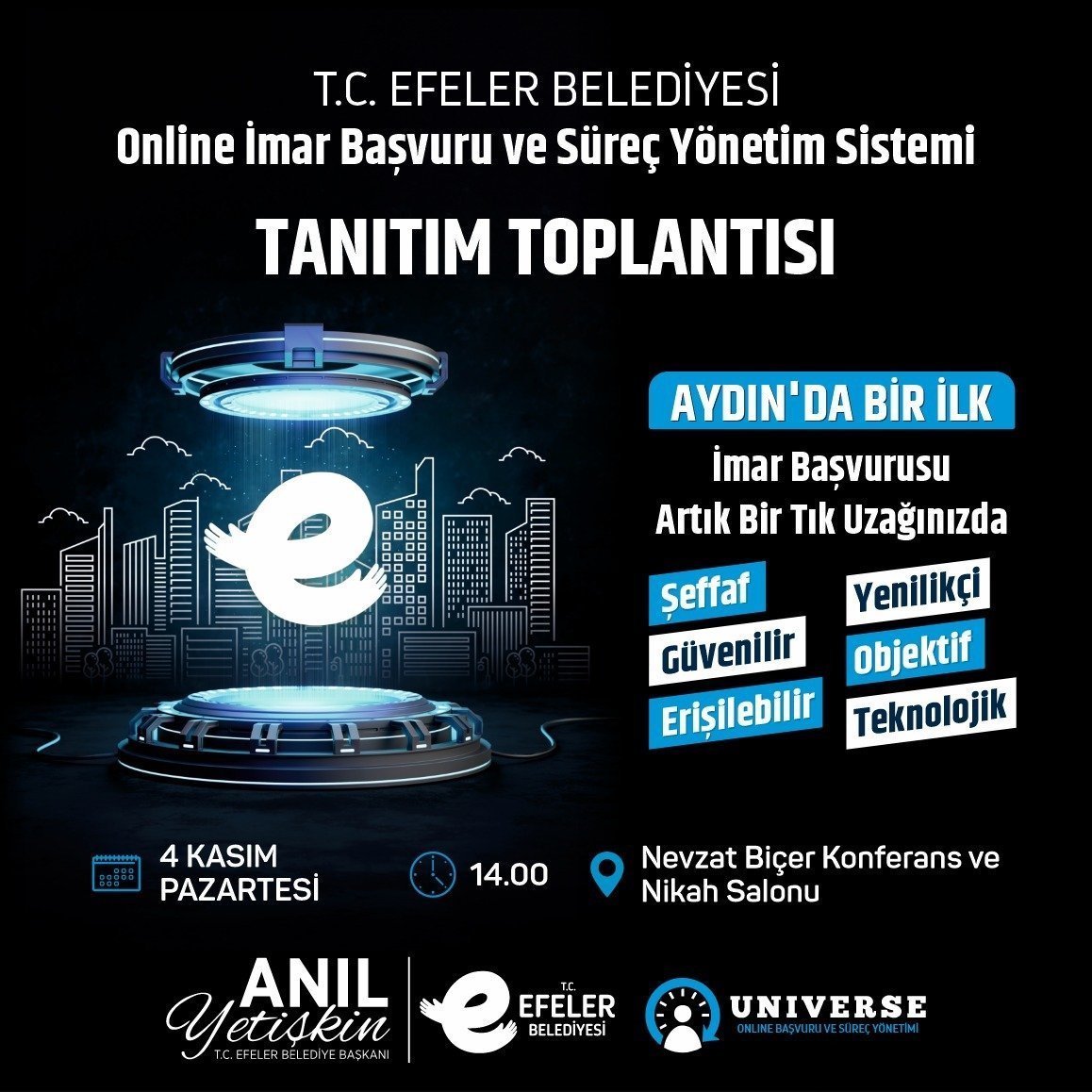 Başkan Yetişkin’den Aydın’da bir ilk