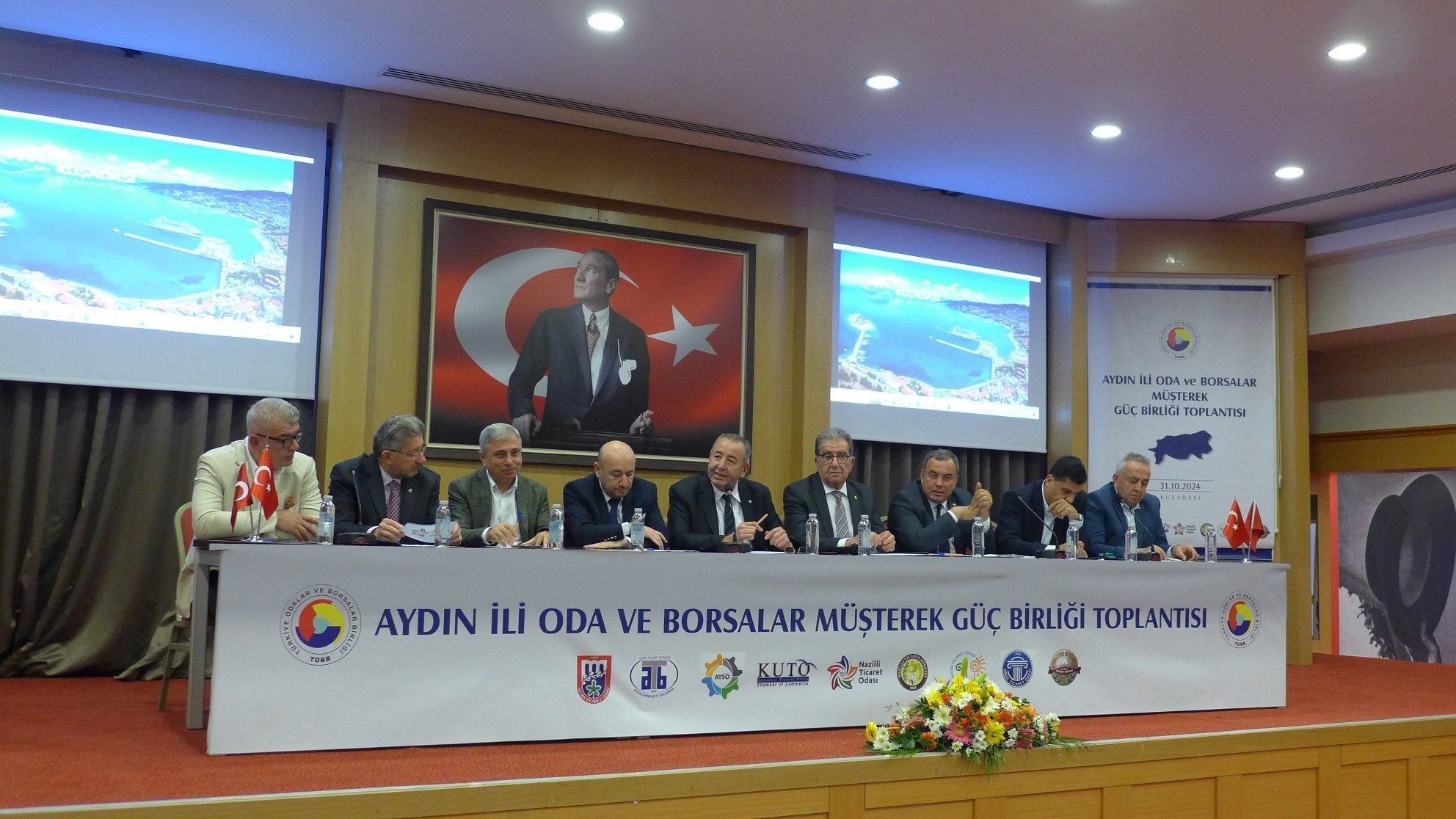 Aydın İli Oda Borsaları güç birliği toplantısı KUTO’da yapıldı