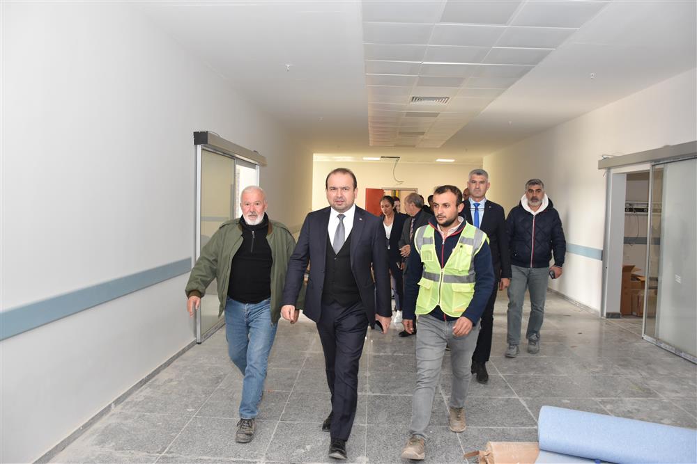 Şenkul Didim Devlet Hastanesinde incelemede bulundu