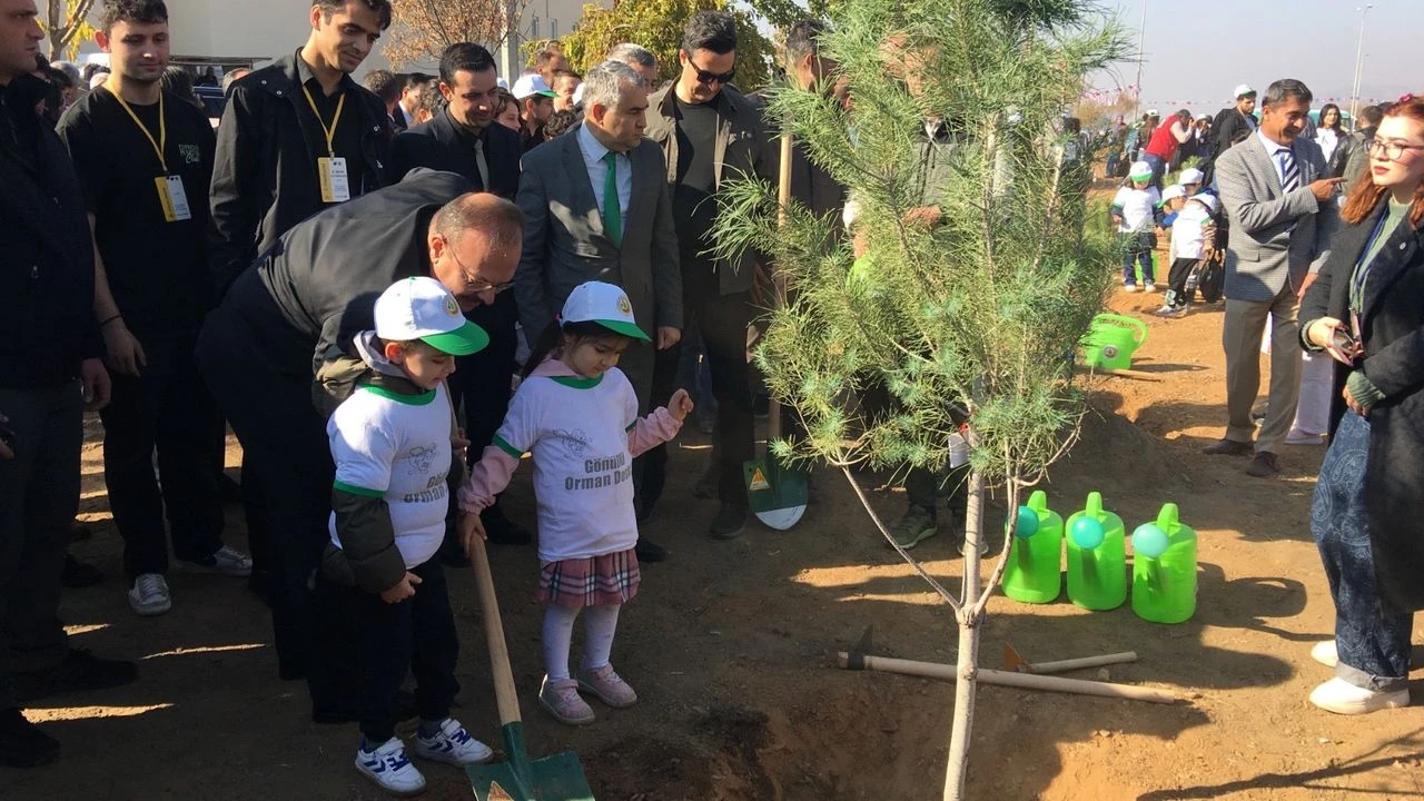 Aydın’da 9 bin 261 fidan toprakla buluştu