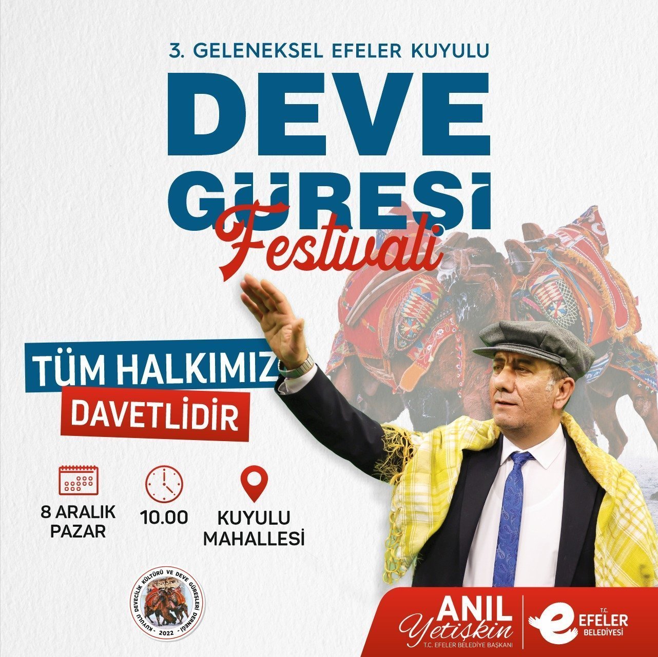 Efeler’de deve güreşi heyecanı festival için geri sayıma geçildi