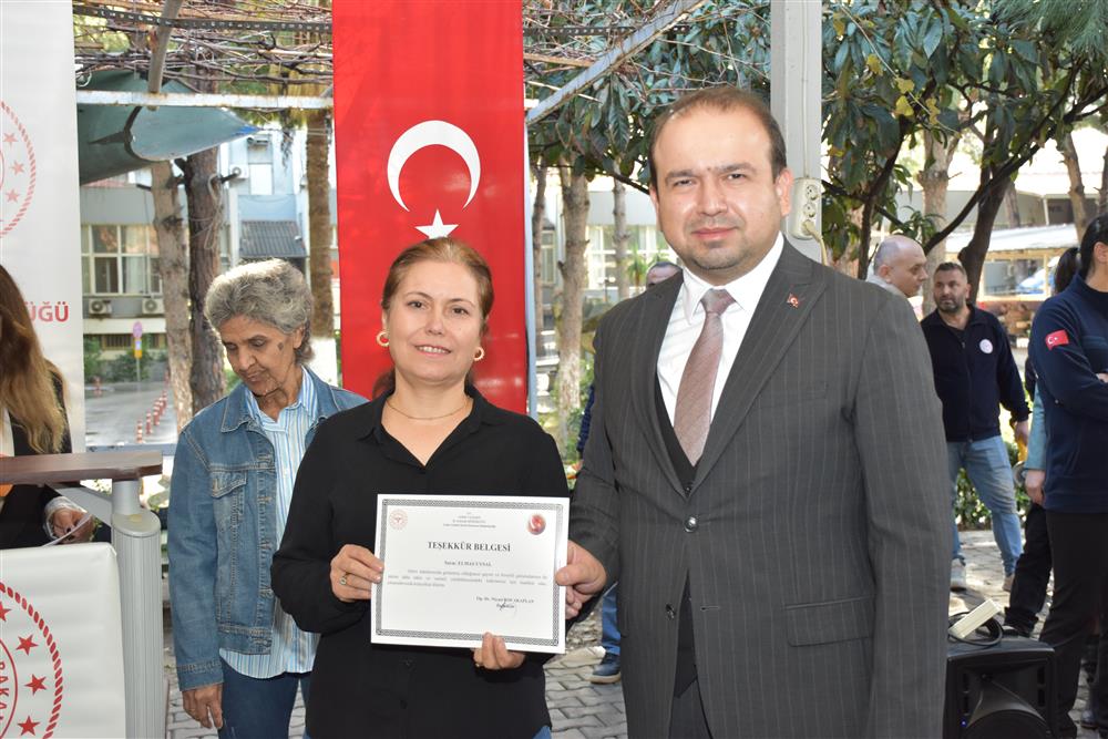 Atatürk Devlet Hastanesi personeline teşekkür belgesi