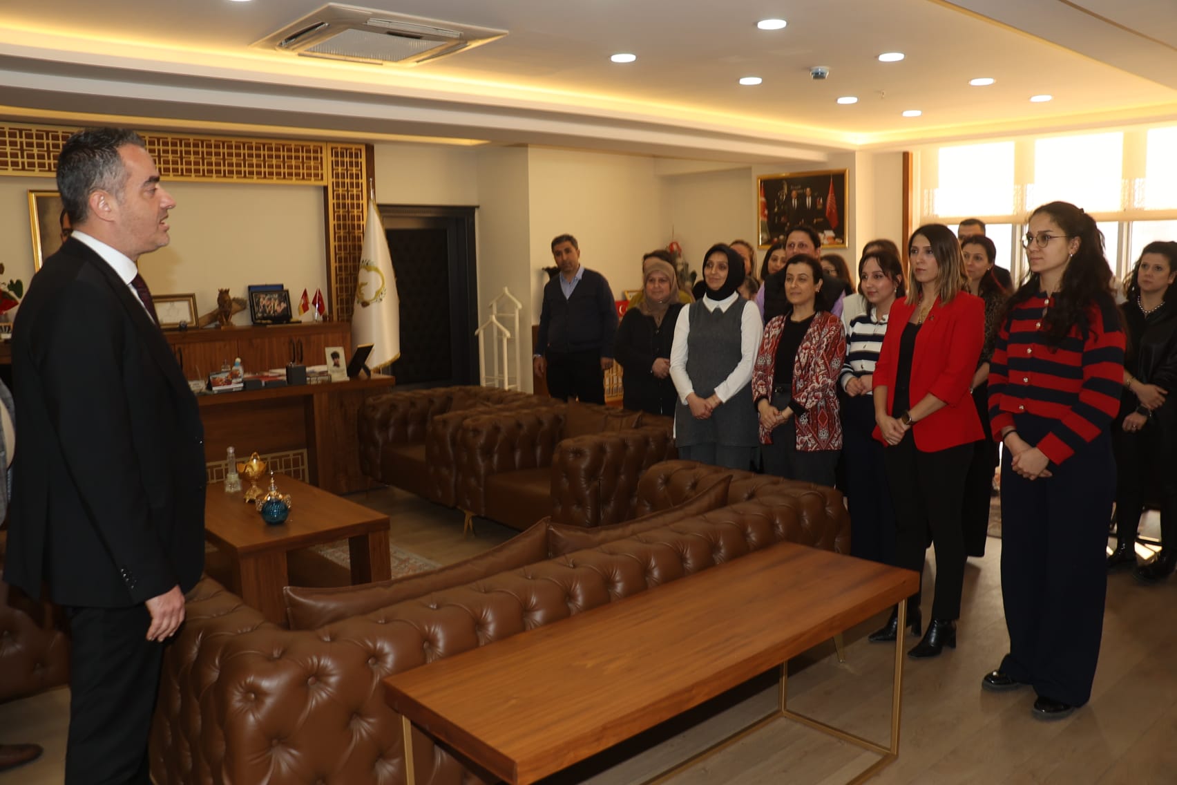 Başkan Arıcı personelinin yeni yılını kutladı