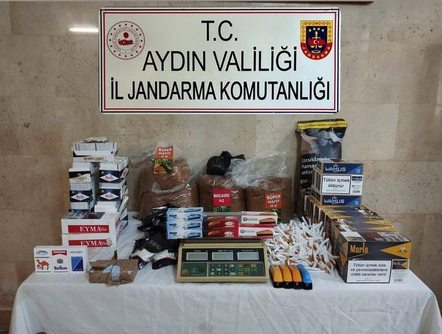 Aydın’da 55 bin bandrolsüz sigara ele geçirildi