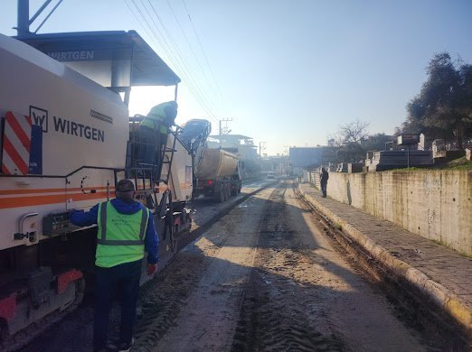 Başkan Çerçioğlu Söke’nin yollarını yeniliyor