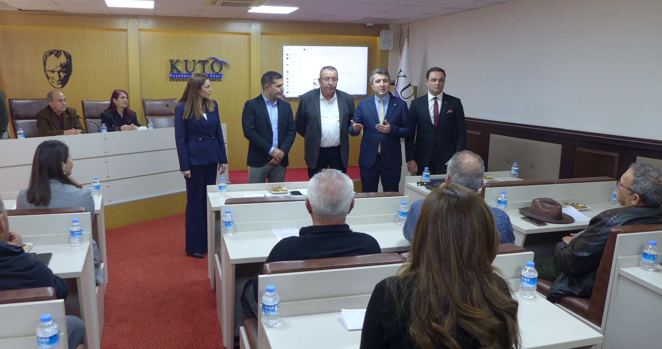 KUTO’da yılın ilk meclis toplantısının konuğu Belediye Başkanı Ömer Günel oldu