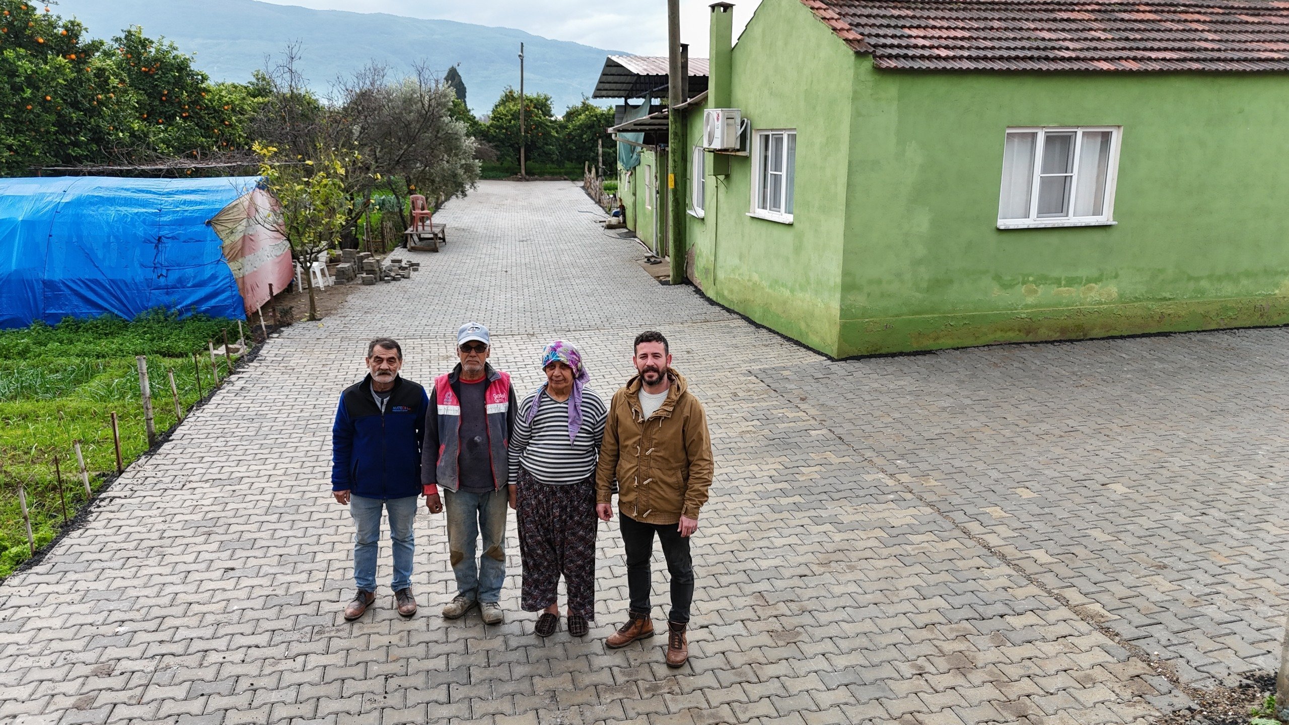 Başkan Tetik Hamzallı’nın yarım asırlık yol sorununu tarihe gömdü