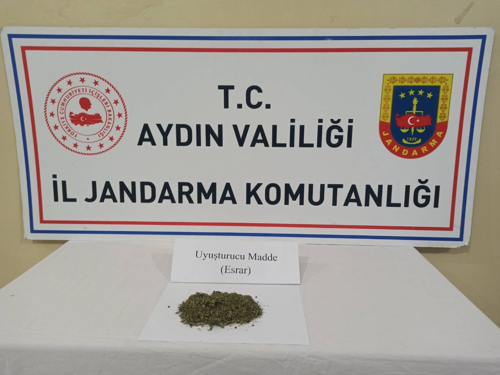 Aydın’da uyuşturucu operasyonu
