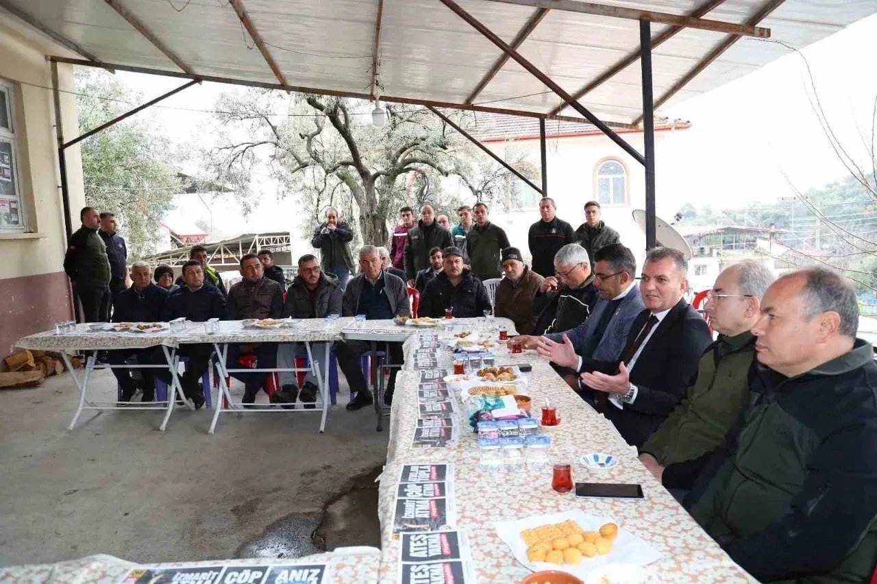 Köylüye yangın eğitimi