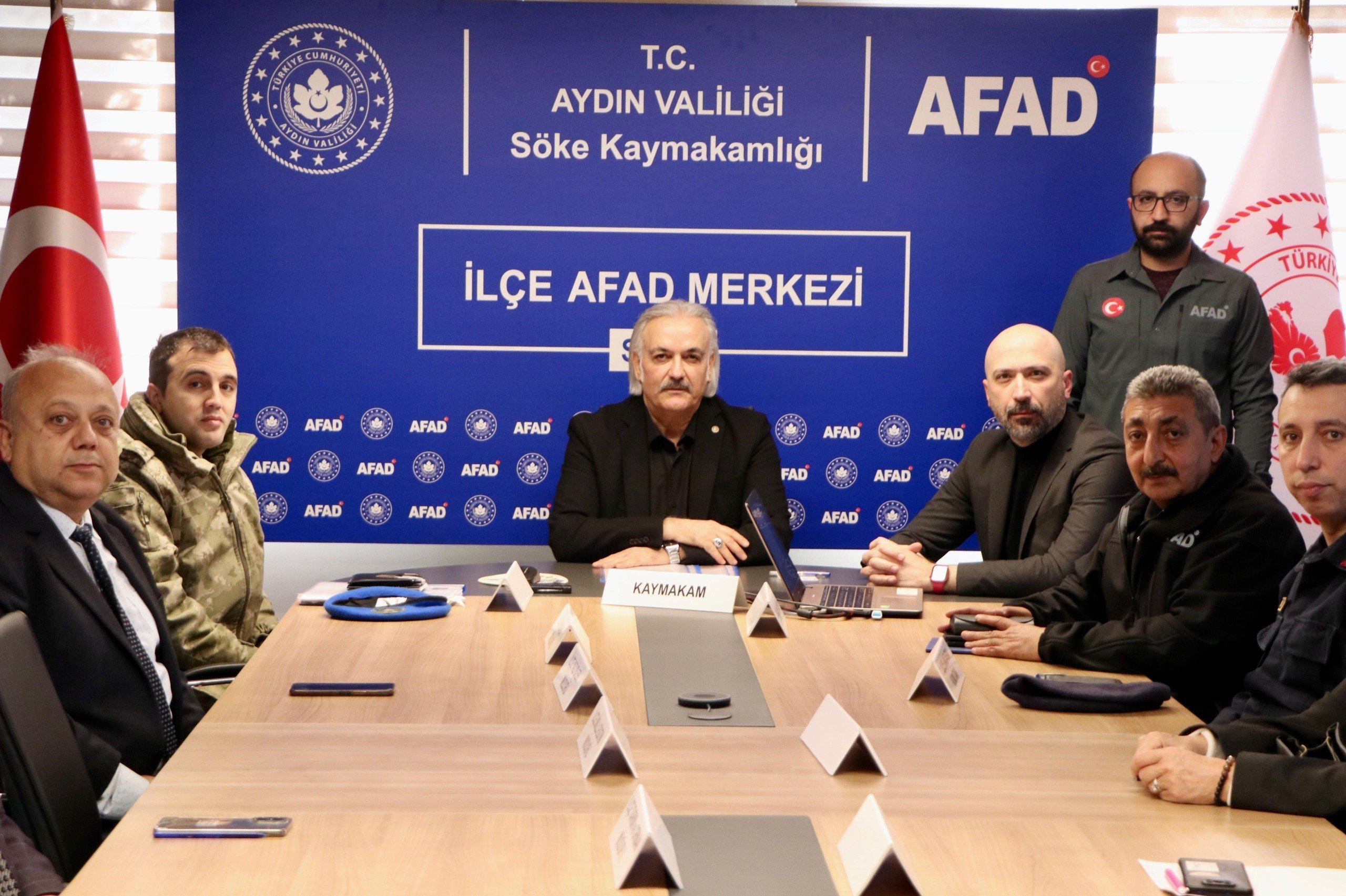Söke’de İlçe AFAD merkezi toplantısı gerçekleştirildi