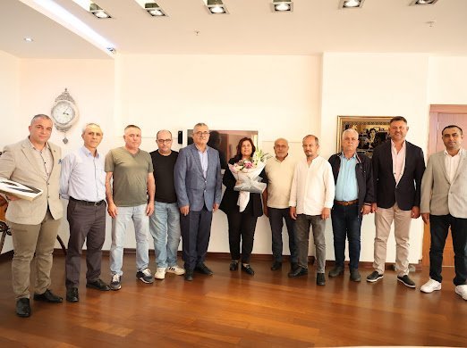 Başkan Çerçioğlu’na Germencik heyetinden ziyaret