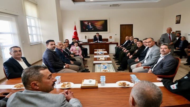 Çine Kaymakamı misafirlerini ağırladı