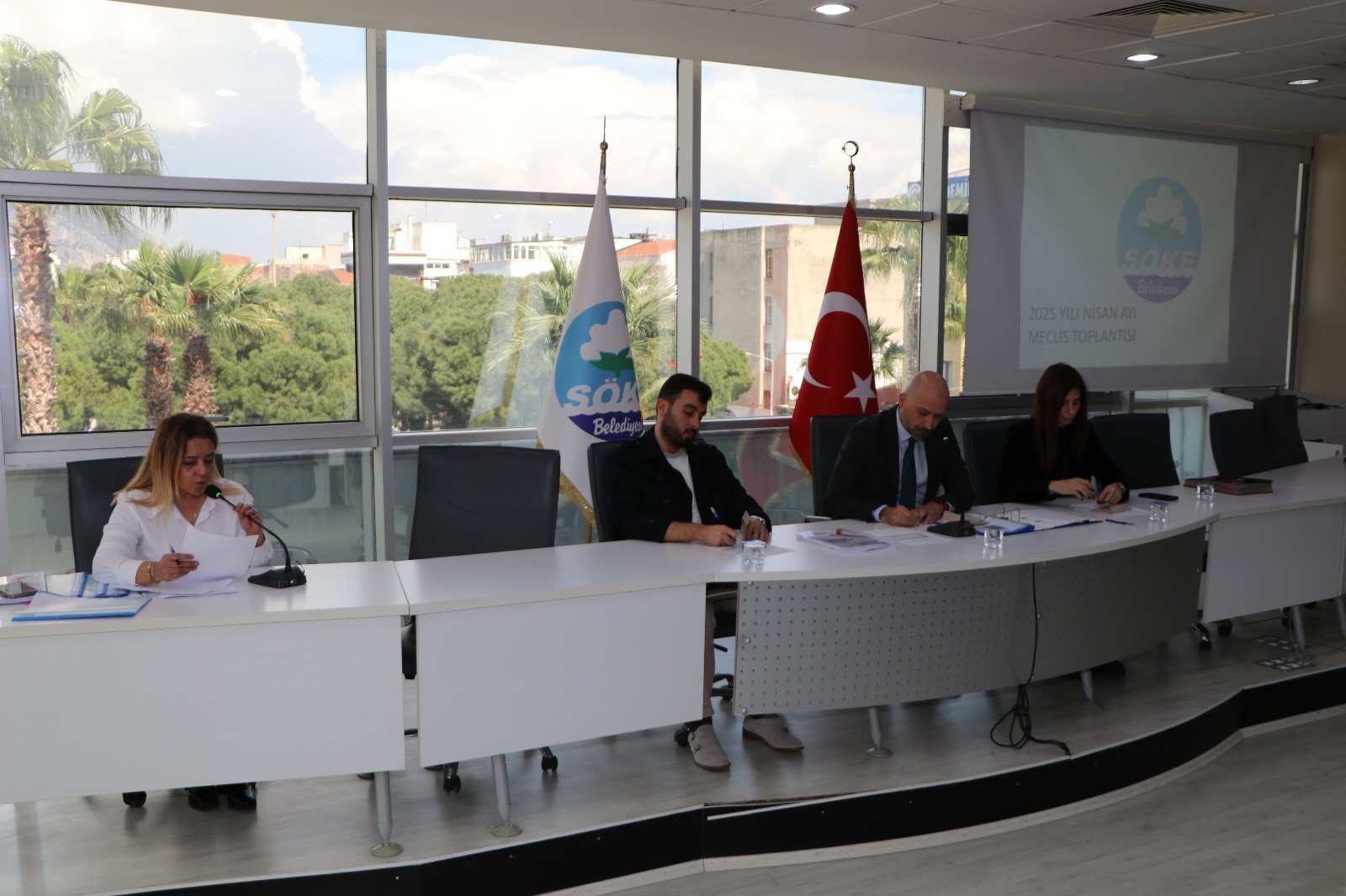 Söke Belediye Meclisi Nisan ayı olağan meclis toplantısı yapıldı