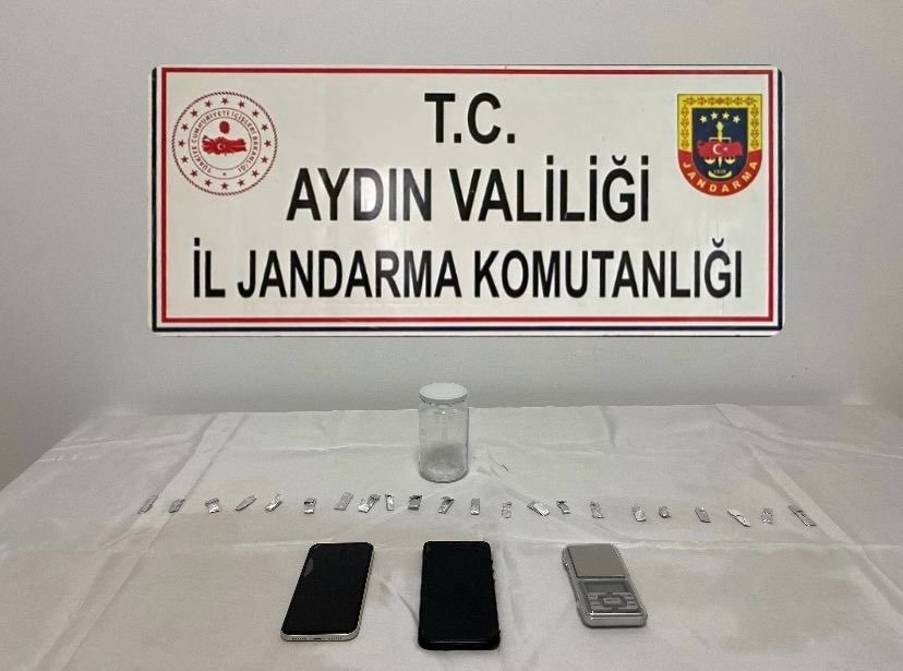 Aydın’da metanfetamin ve hassas terazi ele geçirildi