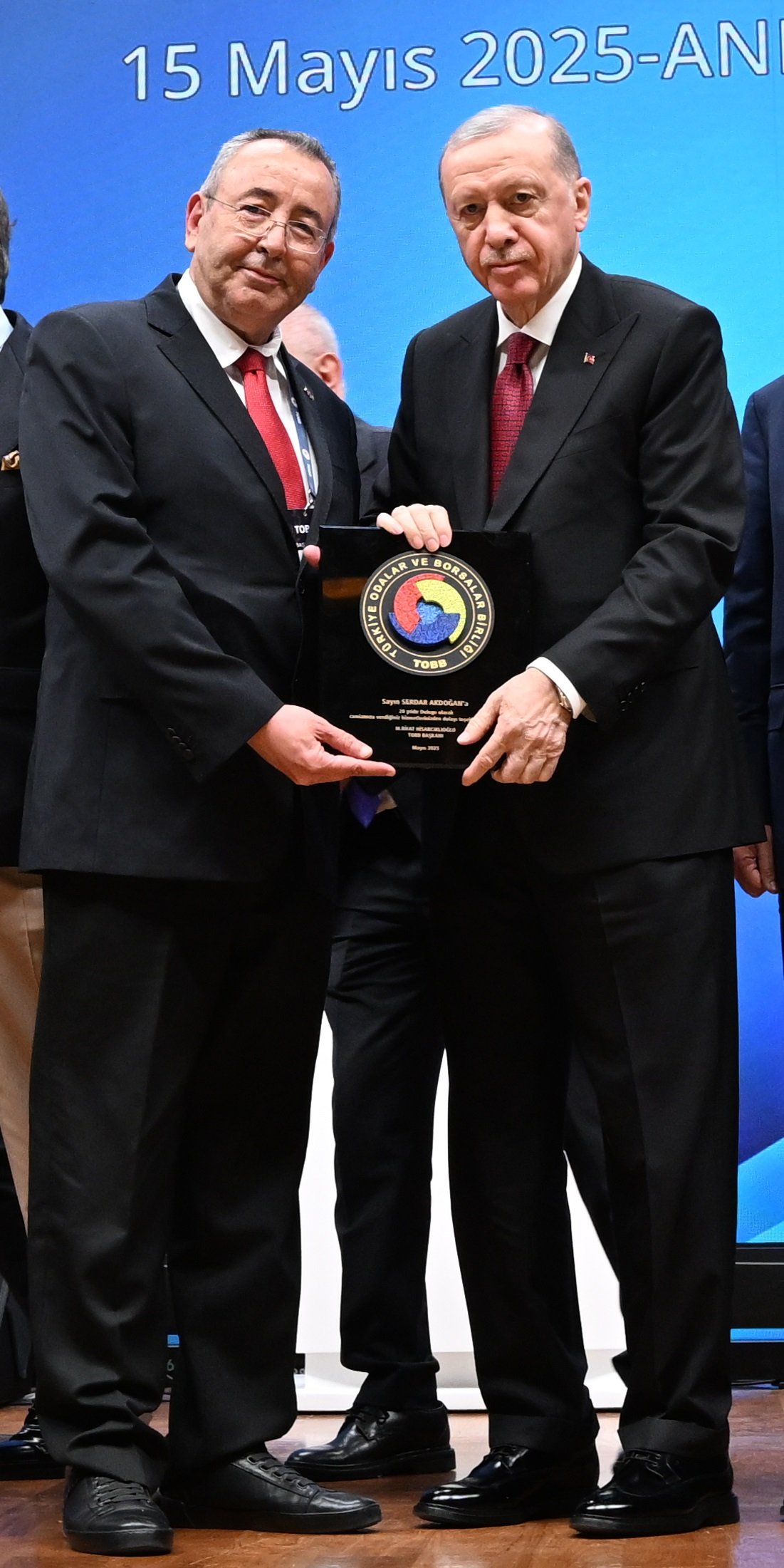 TOBB 2025 Yılı hizmet şeref belgesi ve plaket takdim töreni yapıldı