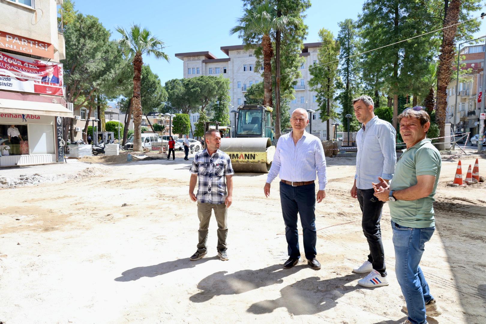 Çine’de dönüşüm mesaisi Hamitabat Mahallesi’nde sürüyor