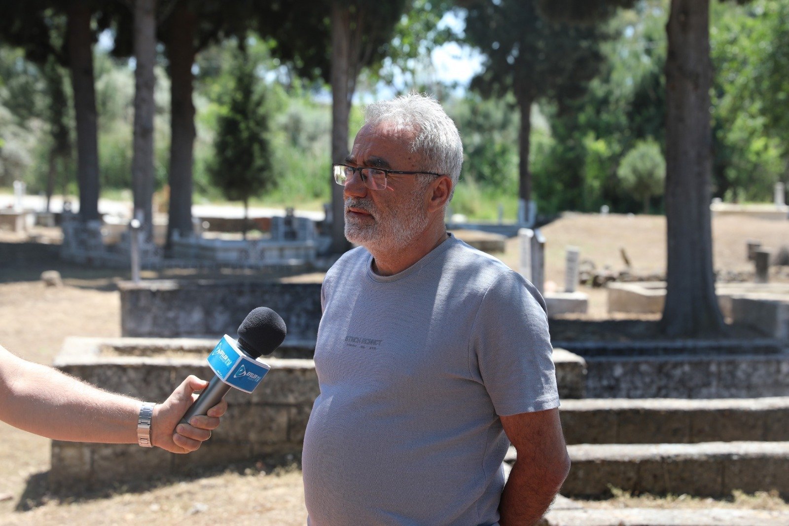 Muhtar Taş Mahalle mezarlığındaki iddiaları yalanladı
