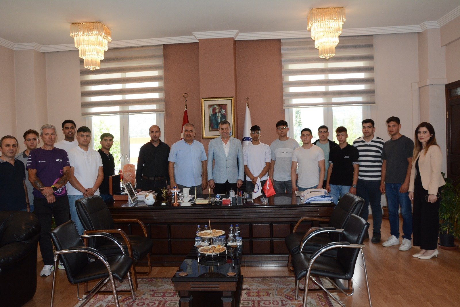 Başkan Künkcü geleceğin ahilerini ağırladı