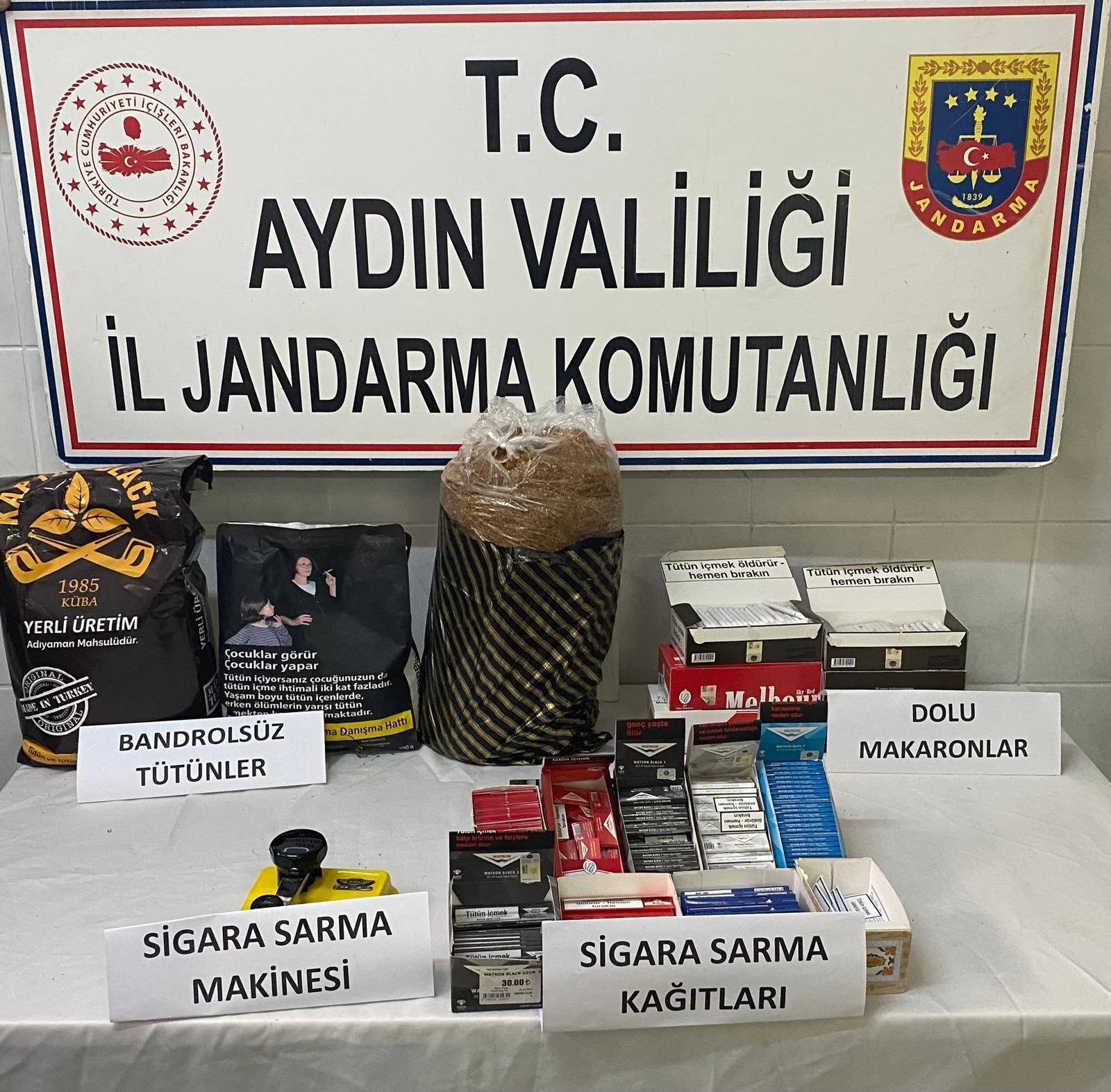 Aydın’da kaçak sigara operasyonu
