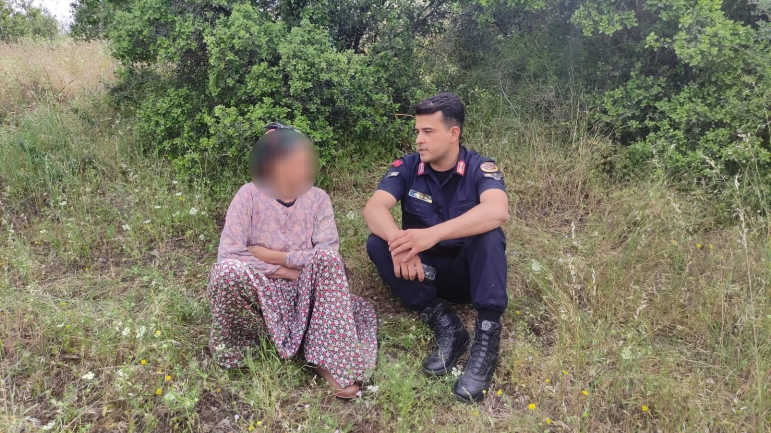 Aydın jandarması kayıp kadını buldu