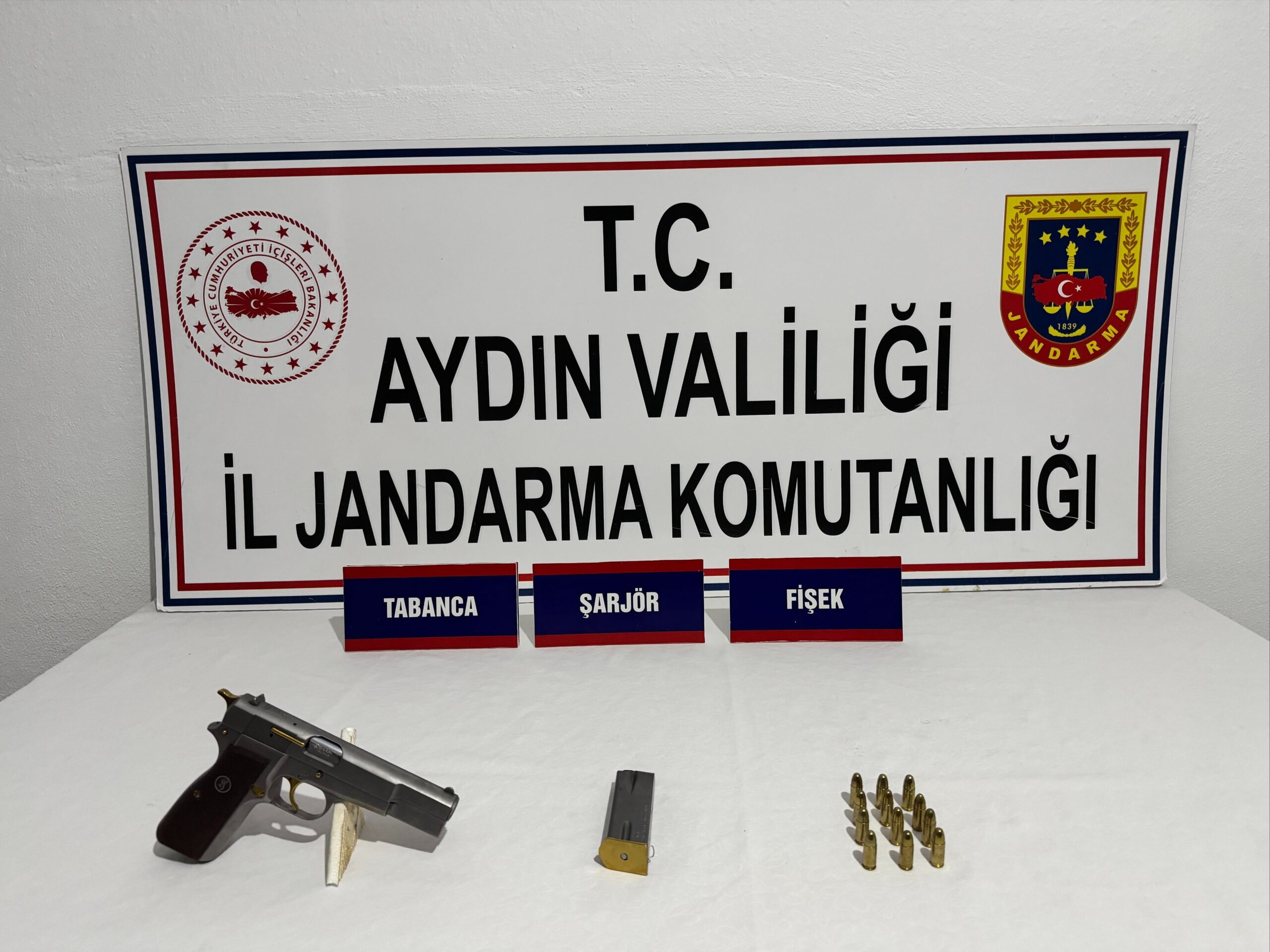 Aydın’da 3 silah ele geçirildi