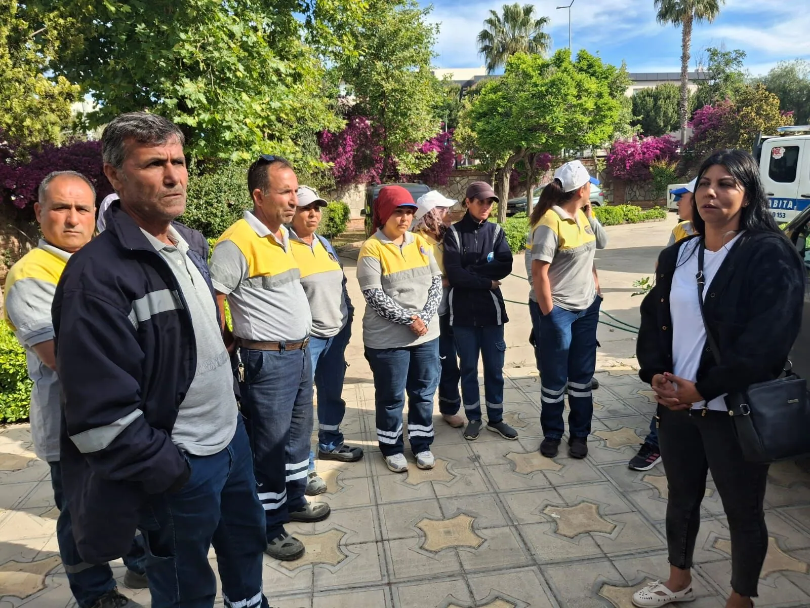 Didim Belediyesinde işçiler eyleme başladı